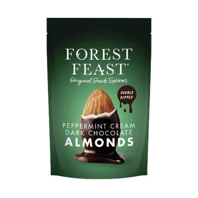 Forest Feast Dark Chocolate Peppermint Cream Almonds 120g   8