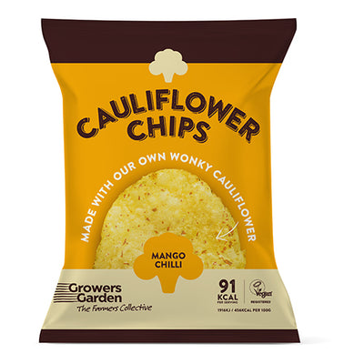 Growers Garden Cauliflower Crisps with Mango Chilli 84g   12