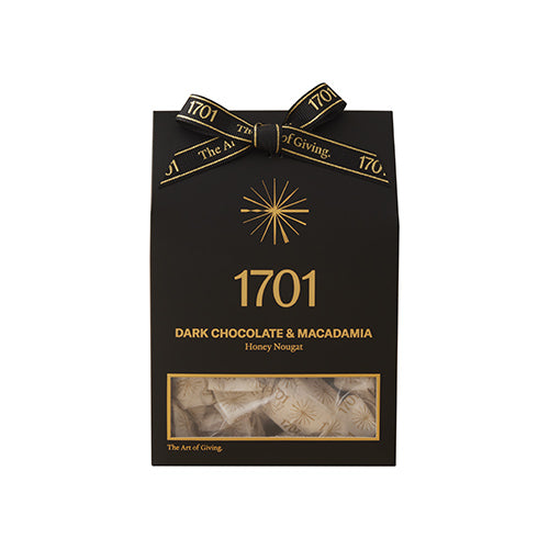 1701 Dark Chocolate Macadamia Honey Nougat Box 160g   10