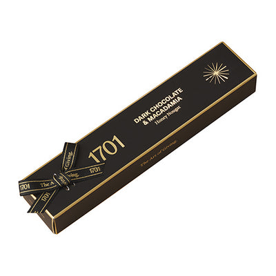 1701 Dark Chocolate Macadamia Honey Nougat Bar 100g    10