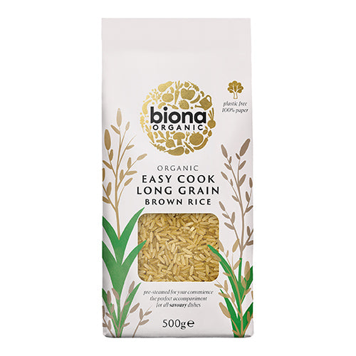 Biona Organic Easy Cook Long Grain Brown Rice 500g   6