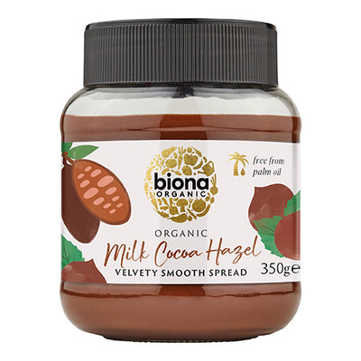 Biona Organic Milk Cocoa Hazel Spread 350g   6