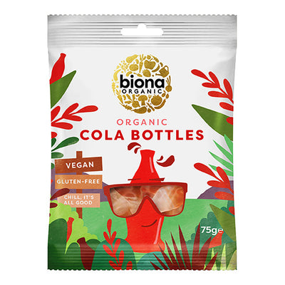 Biona Organic Cool Cola Bottles 75g   10