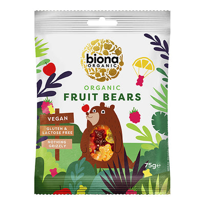 Biona Organic Mini Fruit Bears 75g   10