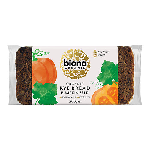 Biona Organic Rye Bread Pumpkin Seed 500g   7