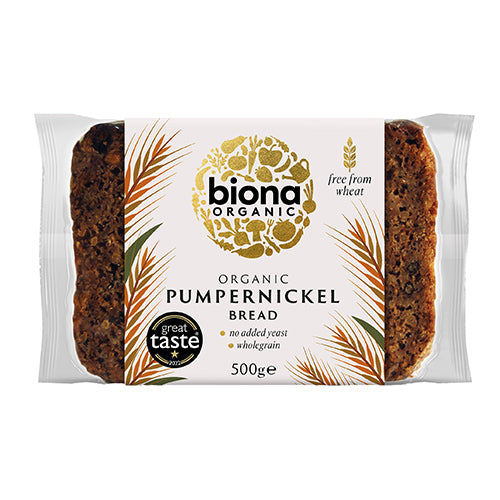 Biona Organic Pumpernickel Bread 500g   9