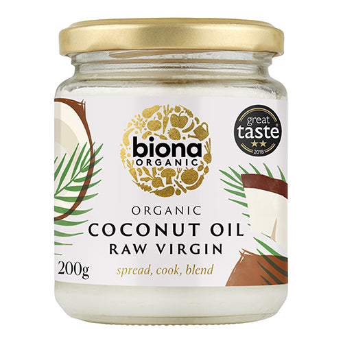 Biona Organic Raw Virgin Coconut Oil 200g   6