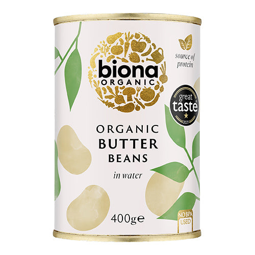 Biona Organic Butter Beans 400g   6