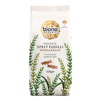 Biona Organic Spelt Wholegrain Fusili 500g   10