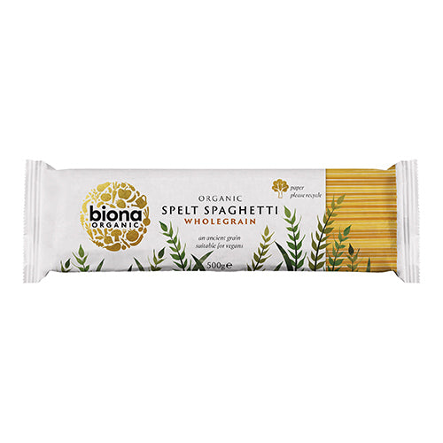 Biona Organic Spelt Wholegrain Spaghetti 500g   12