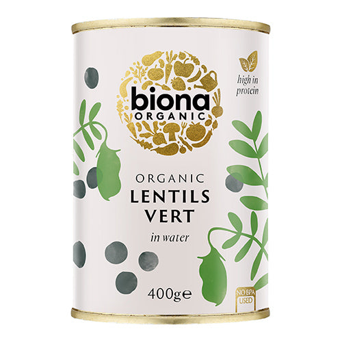 Biona Organic Lentils Vert 400g   6