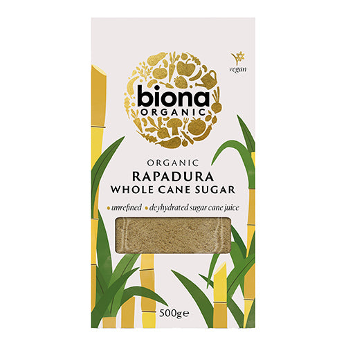 Biona Organic Rapadura Wholecane Sugar 500g   5