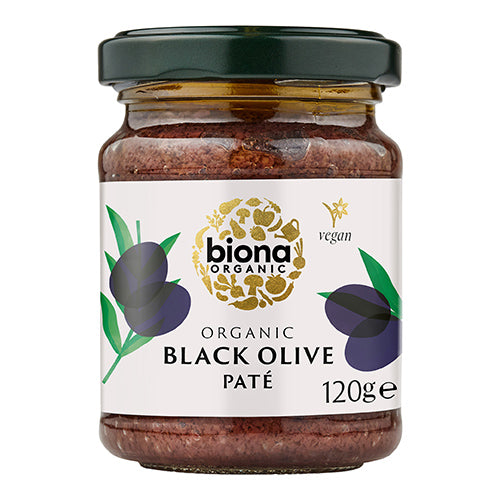 Biona Organic Black Olive Pate 120g   6