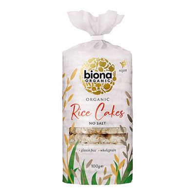 Biona Organic Rice Cakes No Salt GF 100g   12