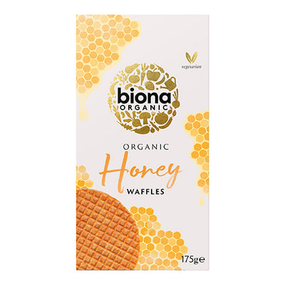 Biona Organic Honey Waffles 175g   12