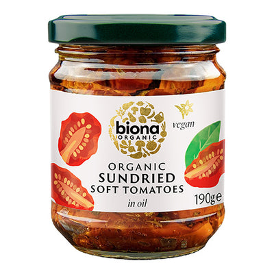 Biona Organic Sundried Soft Tomatoes in Oil 190g   5