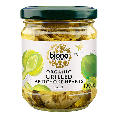 Biona Organic Grilled Artichoke in Oil 190g   5