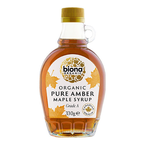 Biona Organic Maple Syrup Amber Rich Grade A  330g   12