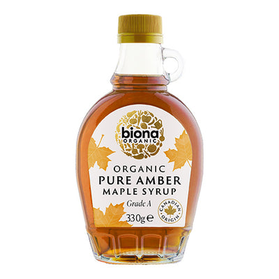 Biona Organic Maple Syrup Amber Rich Grade A  330g   12