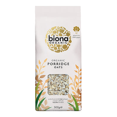 Biona Organic Porridge Oats 500g   6