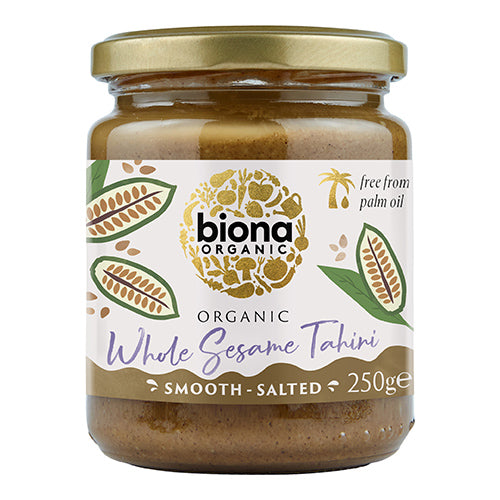 Biona Organic Whole Sesame Tahini - Salted 250g   6