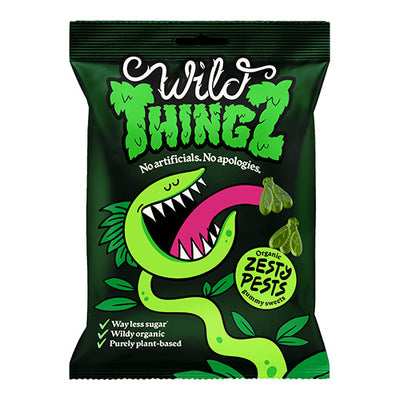 Wild Thingz Organic & Vegan Sweets Zesty Pests 130g   10