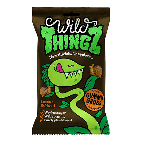 Wild Thingz Organic & Vegan Sweets Gummy Grubs 25g   34