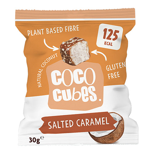 Coco Cubes Salted Caramel 30g   12