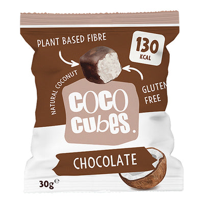 Coco Cubes Chocolate 30g   12