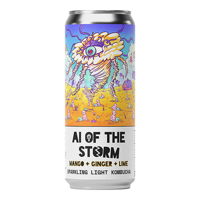 Counter Culture AI of the Storm Mango + Ginger + Lime Kombucha Soda 330ml   12