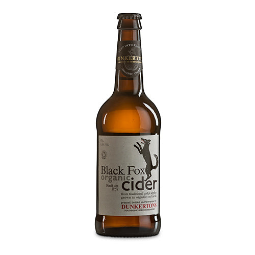 Dunkertons Black Fox Organic Cider 500ml   12