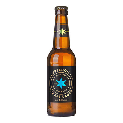 Freedom Brewery Premium 4% Lager  330ml   24