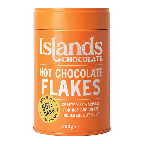 Islands Chocolate 55% Dark Hot Chocolate Flakes 200g   6