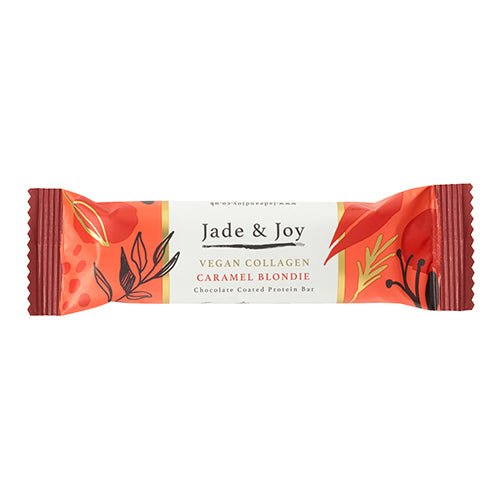 Jade & Joy Vegan Collagen Caramel Blondie Protein Bar 50g   12