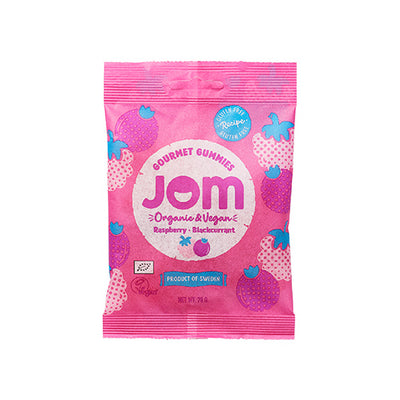 JOM Organic Raspberry & Blackcurrant Gummies 70g   16