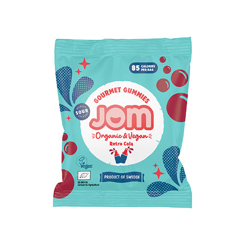 JOM Snack Packs Organic Sour Retro Cola 25g   18