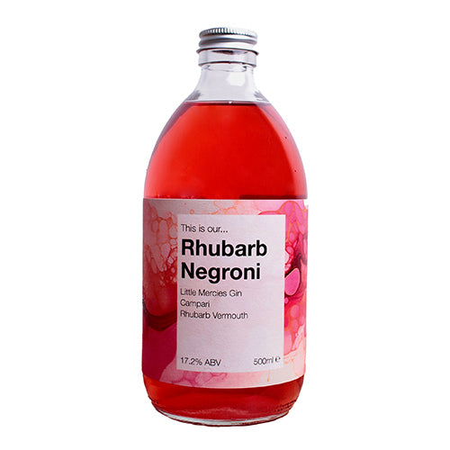 Little Mercies Rhubarb Negroni 500ml   6