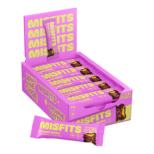 Misfits Plant Based Brownie Batter Protein Bar 50g   15