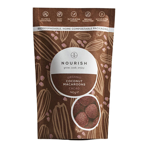 Nourish Cacao Macaroons 140g   10