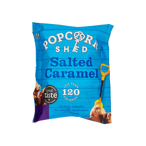 Popcorn Shed Salted Caramel Popcorn Snack Pack 24g   16