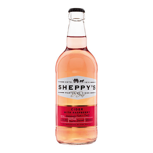 Sheppy's Cider with Raspberry 500ml   12