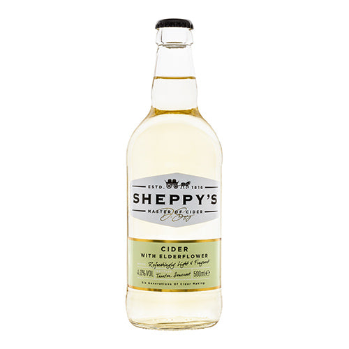 Sheppy's Cider with Elderflower 500ml   12