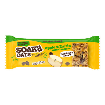 SOAK'd OATS Apple & Raisin Oat Bar 42g   16