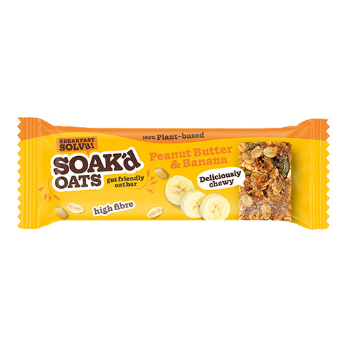 SOAK'd OATS Peanut Butter & Banana Oat Bar 42g   16