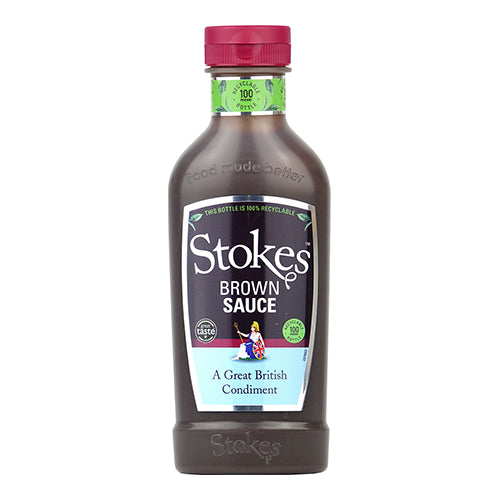 Stokes Real Brown Sauce SQUEEZY  505g   10