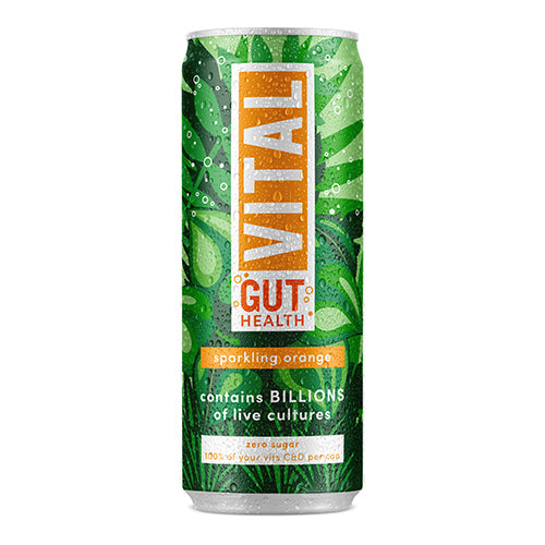 VITAL Sparkling Gut Health Soda 330ml   12