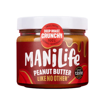 ManiLife Deep Roast Crunchy Peanut Butter 275g   6