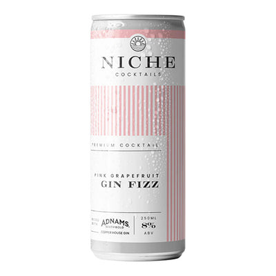 Niche Cocktails Pink Grapefruit Gin Fizz 250ml   12