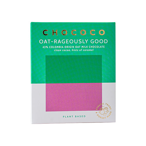 Chococo 43% 'Oat-Rageously Good' Oatm!lk Chocolate Bar 75g   12