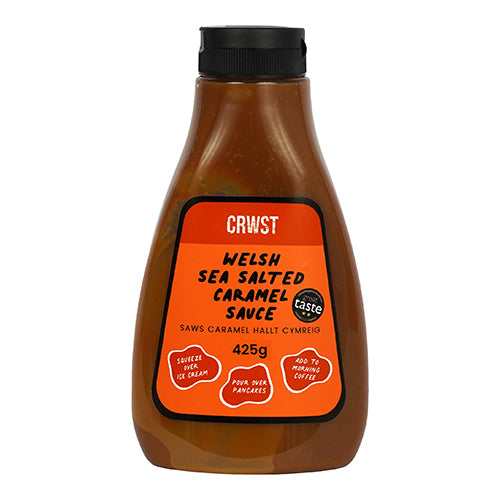 CRWST Welsh Sea Salted Caramel Sauce 425g   6